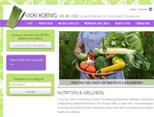 Tablet Screenshot of nutrition-wise.com
